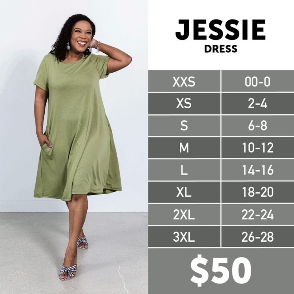 Swing dress with pockets - Picture 4 of 4